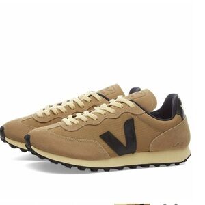 Men’s Veja shoes size 10 Men's Rio Branco Vintage Runner Sneakers in Dune/Black